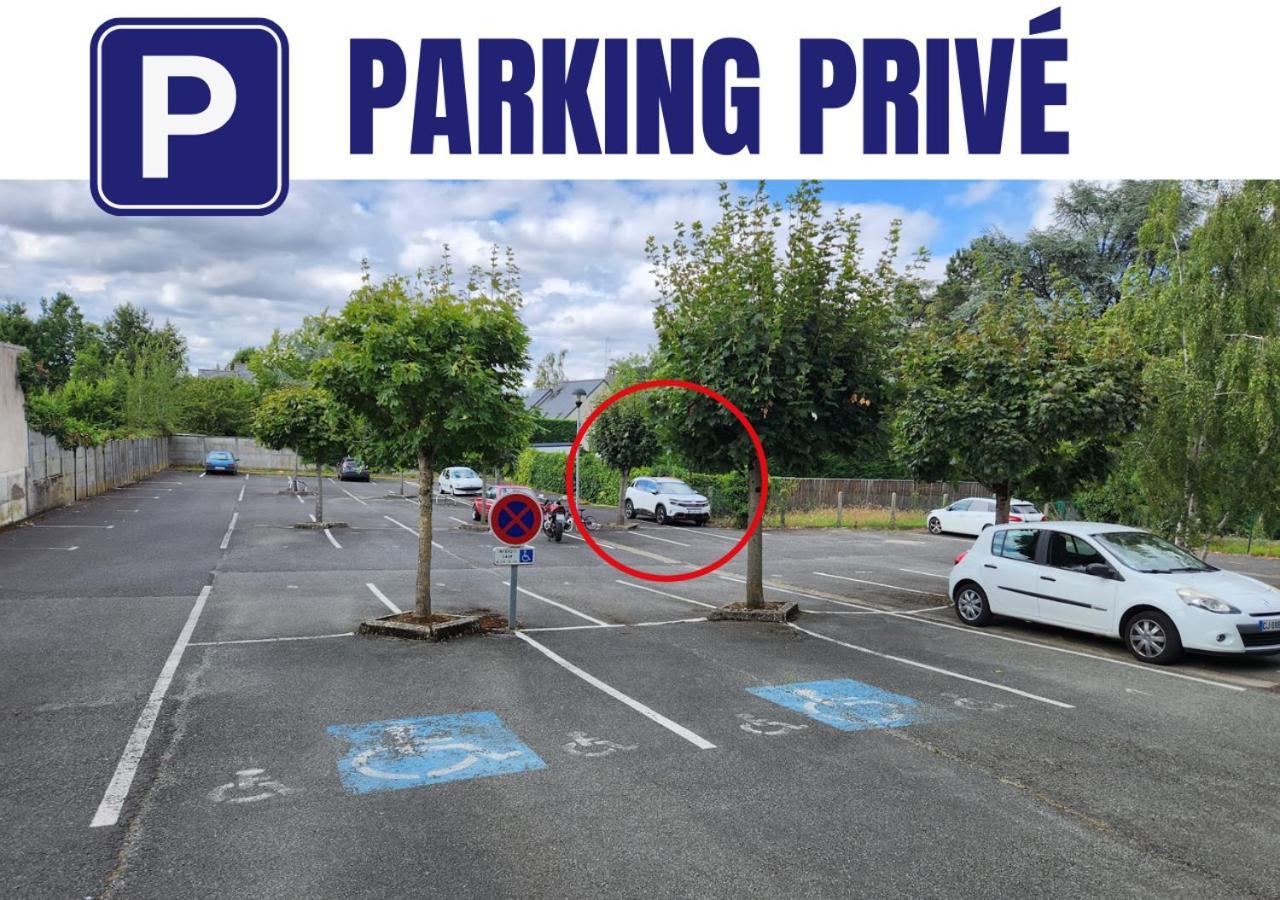 'Les Tropiques' - Parking Prive - Balcon - Tout Confort Joué-lés-Tours Dış mekan fotoğraf